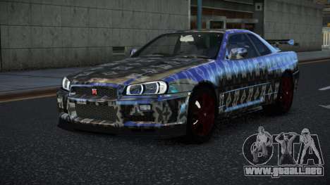 Nissan Skyline R34 Vinor S6 para GTA 4
