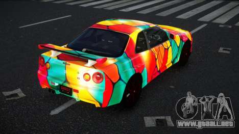 Nissan Skyline R34 Vinor S11 para GTA 4