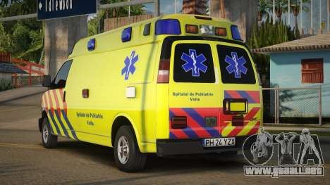 GMC Savana - Mental Health Ambulance para GTA San Andreas