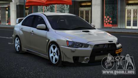 Mitsubishi Lancer Evolution X Xumem para GTA 4