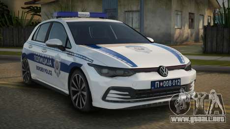 2026 Volkswagen Golf VIII Policija para GTA San Andreas
