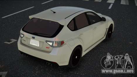 Subaru Impreza Tumit para GTA 4