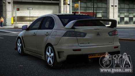 Mitsubishi Lancer Evolution X Xumem para GTA 4