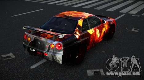 Nissan Skyline R34 Vinor S9 para GTA 4