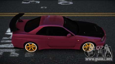 Nissan Skyline R34 Lepob para GTA 4