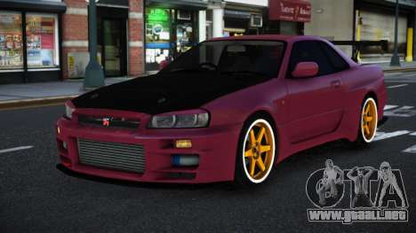 Nissan Skyline R34 Lepob para GTA 4