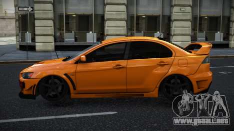 Mitsubishi Lancer Evolution X Taxdug para GTA 4