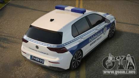 2026 Volkswagen Golf VIII Policija para GTA San Andreas
