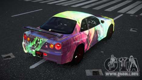 Nissan Skyline R34 Vinor S7 para GTA 4