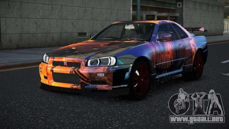 Nissan Skyline R34 Vinor S14 para GTA 4