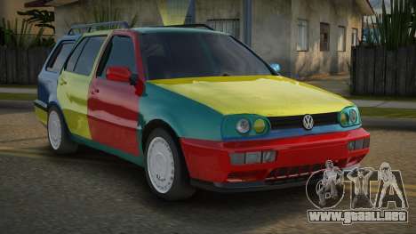 1998 Volkswagen Golf Mk3 Variant Harlequin para GTA San Andreas