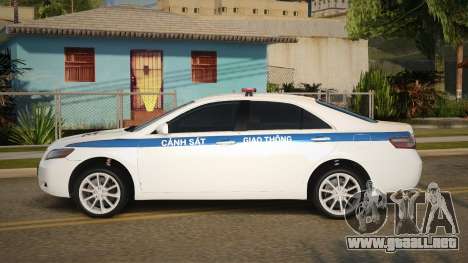 2007 Toyota Camry LE Traffic Police para GTA San Andreas