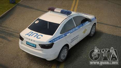2017 Lada Vesta DPS para GTA San Andreas