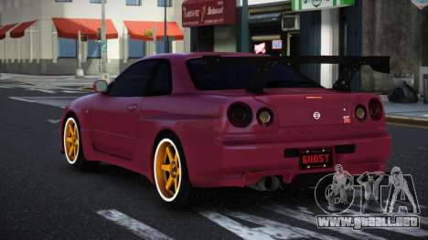 Nissan Skyline R34 Lepob para GTA 4