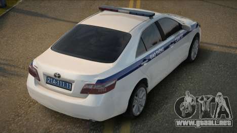 2007 Toyota Camry LE Traffic Police para GTA San Andreas