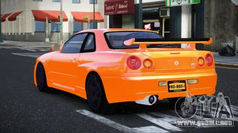 Nissan Skyline R34 Segihoruf para GTA 4