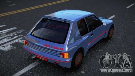 Peugeot 205 Lanas para GTA 4
