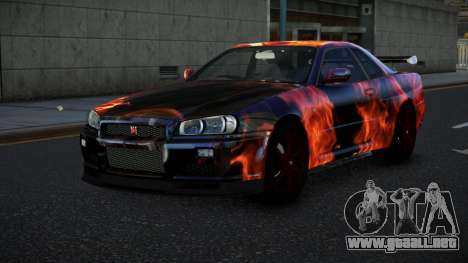 Nissan Skyline R34 Vinor S9 para GTA 4