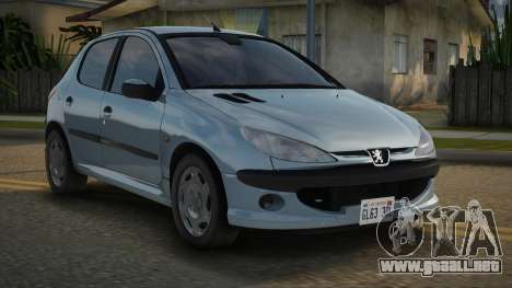 Peugeot 206 AT 4 Door (type6) para GTA San Andreas