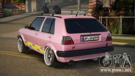 Volkswagen Golf Mk2 (Camber Style) para GTA San Andreas