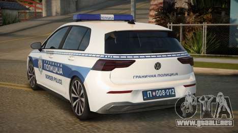 2026 Volkswagen Golf VIII Policija para GTA San Andreas