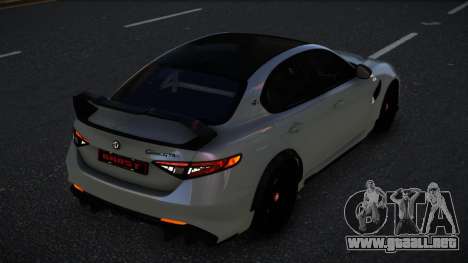 Alfa Romeo Giulia Dabeset para GTA 4