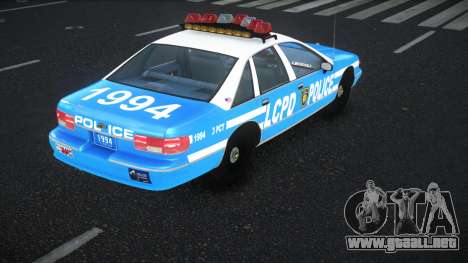 Chevrolet Caprice Daftimeta para GTA 4