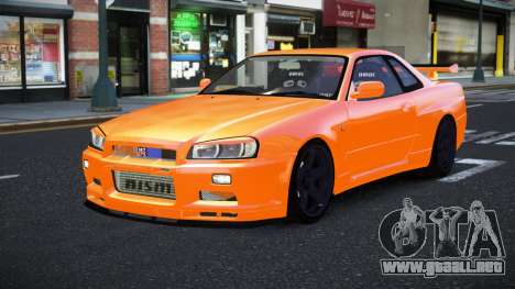 Nissan Skyline R34 Segihoruf para GTA 4