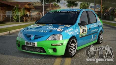 2004 Dacia Logan 24h Nurburgring para GTA San Andreas