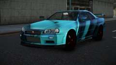 Nissan Skyline R34 Vinor S3 para GTA 4