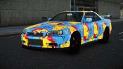 Nissan Skyline R34 Vinor S5 para GTA 4