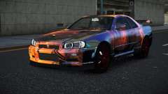 Nissan Skyline R34 Vinor S14 para GTA 4