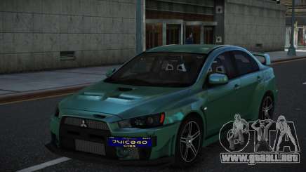 Mitsubishi Lancer Evolution X Nexone para GTA 4