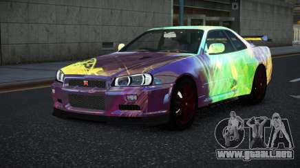 Nissan Skyline R34 Vinor S7 para GTA 4