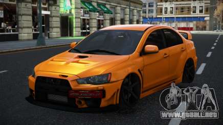 Mitsubishi Lancer Evolution X Taxdug para GTA 4