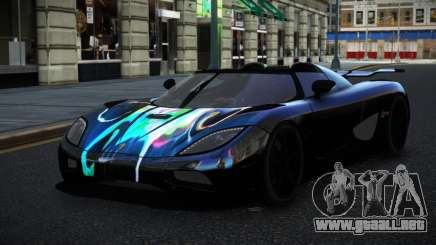 Koenigsegg Agera Lamroc S8 para GTA 4