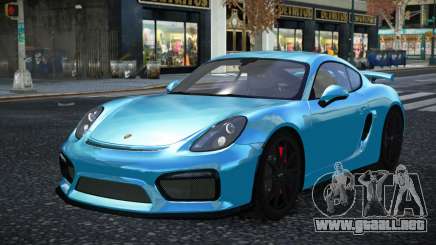 Porsche Cayman GT4 Zeblose para GTA 4