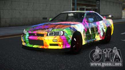 Nissan Skyline R34 Vinor S4 para GTA 4