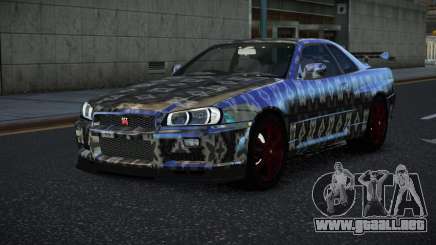 Nissan Skyline R34 Vinor S6 para GTA 4