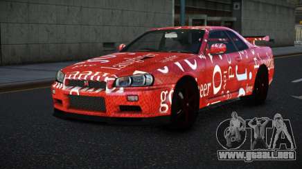 Nissan Skyline R34 Vinor S13 para GTA 4