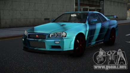 Nissan Skyline R34 Vinor S3 para GTA 4
