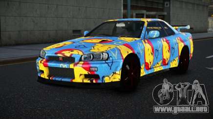 Nissan Skyline R34 Vinor S5 para GTA 4