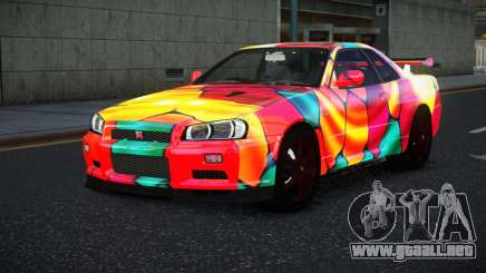 Nissan Skyline R34 Vinor S11 para GTA 4