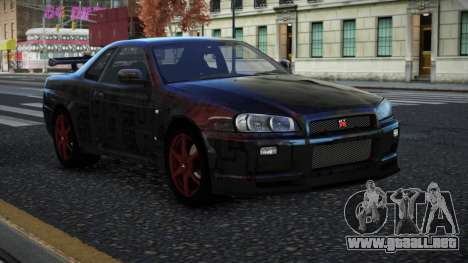 Nissan Skyline R34 Nolia S14 para GTA 4