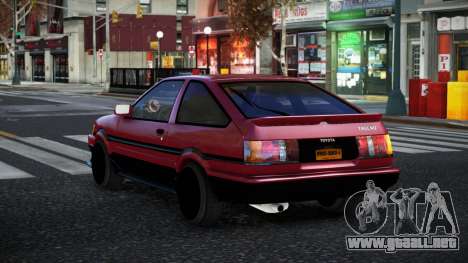 Toyota AE86 Keqoyu para GTA 4