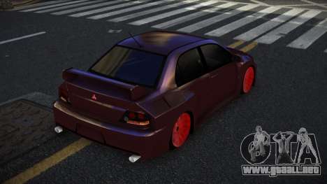 Mitsubishi Lancer Evolution VIII Ecal para GTA 4