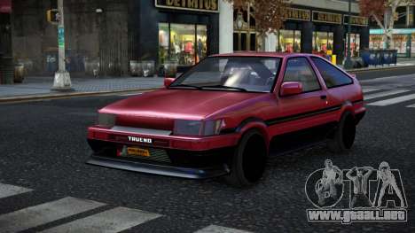 Toyota AE86 Keqoyu para GTA 4