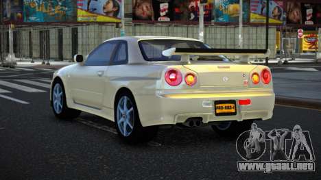 Nissan Skyline R34 Bassty para GTA 4