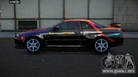 Nissan Skyline R34 Bassty S12 para GTA 4