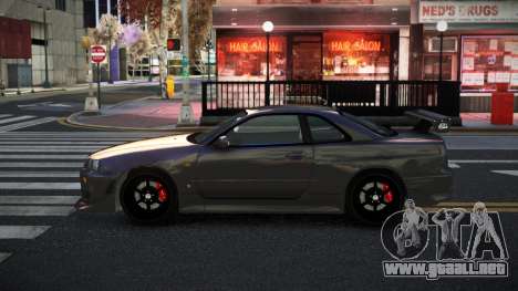Nissan Skyline R34 Ferzow para GTA 4